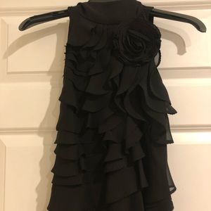 WHBM - Ruffle Mini Shift with Rose